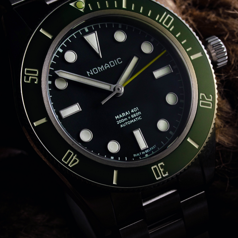 Nomadic Watches Marai 401 Emerald Abyss 